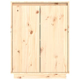 Schoenenkast 60X35X80 Cm Massief Grenenhout