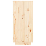 Schoenenkast 60X35X80 Cm Massief Grenenhout