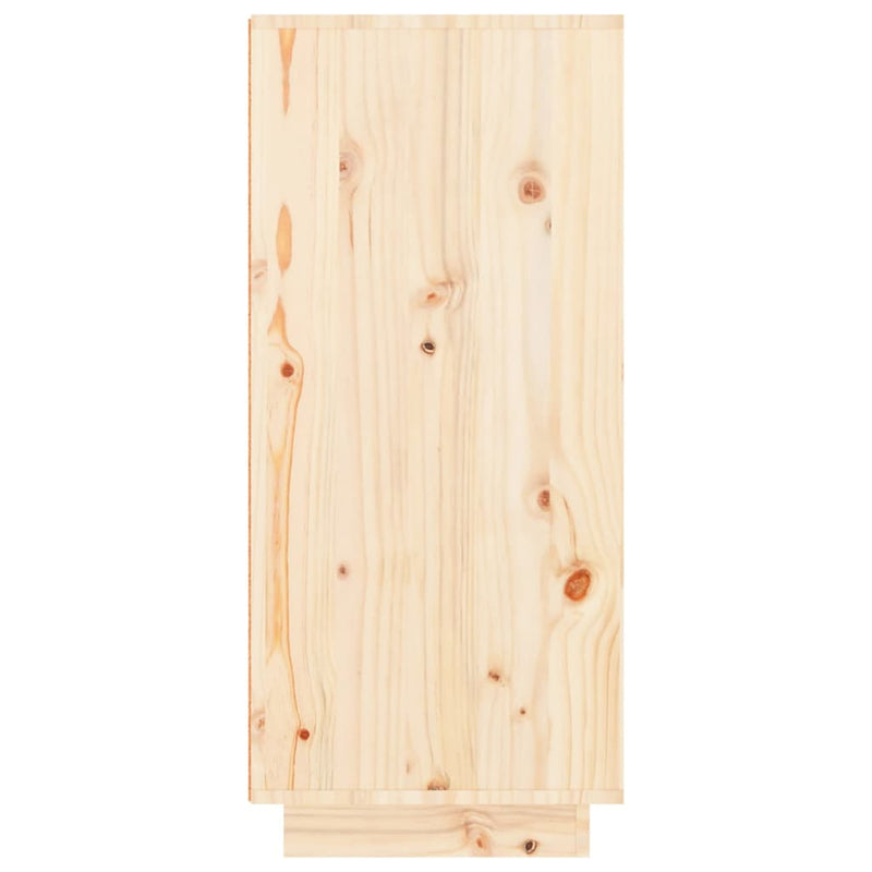Schoenenkast 60X35X80 Cm Massief Grenenhout