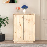 Schoenenkast 60X35X80 Cm Massief Grenenhout