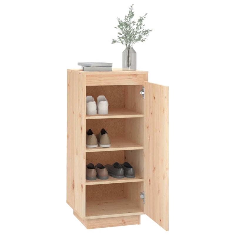 Schoenenkast 35X35X80 Cm Massief Grenenhout