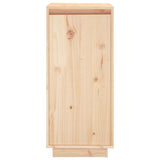 Schoenenkast 35X35X80 Cm Massief Grenenhout