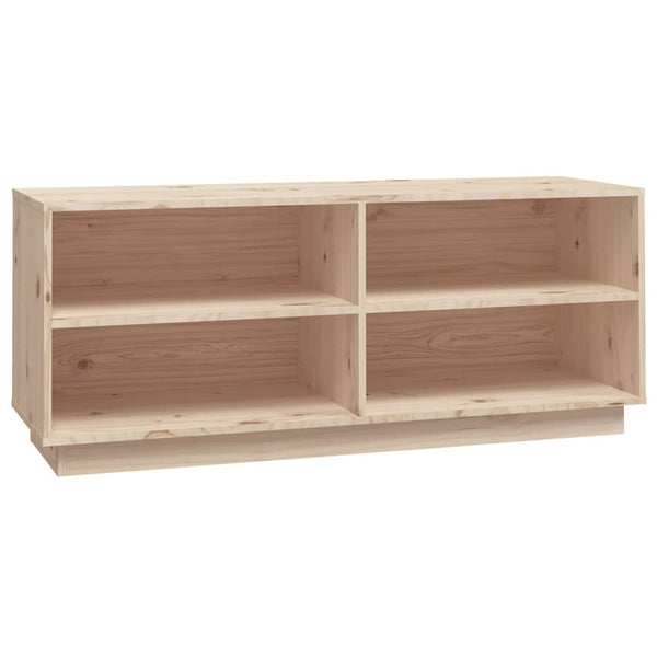 Schoenenkast 110X34X45 Cm Massief Grenenhout