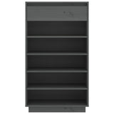 Schoenenkast 60X34X105 Cm Massief Grenenhout