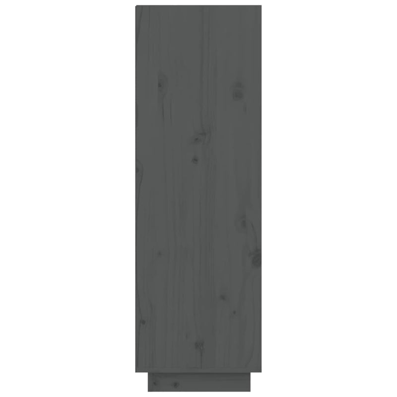 Schoenenkast 60X34X105 Cm Massief Grenenhout