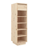 Schoenenkast 30X34X105 Cm Massief Grenenhout