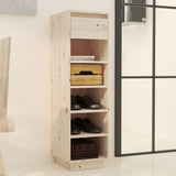 Schoenenkast 30X34X105 Cm Massief Grenenhout