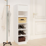 Schoenenkast 30X34X105 Cm Massief Grenenhout