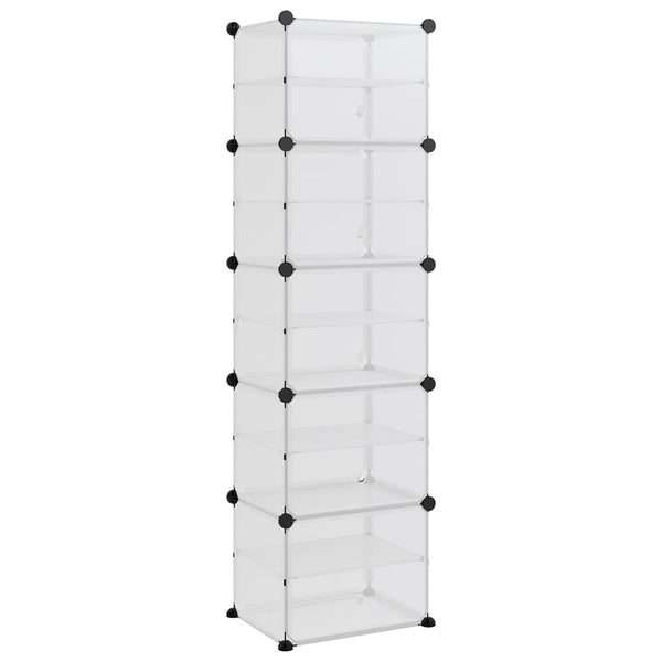 Schoenenrek 44X31,5X153,5 Cm Polypropeen Transparant