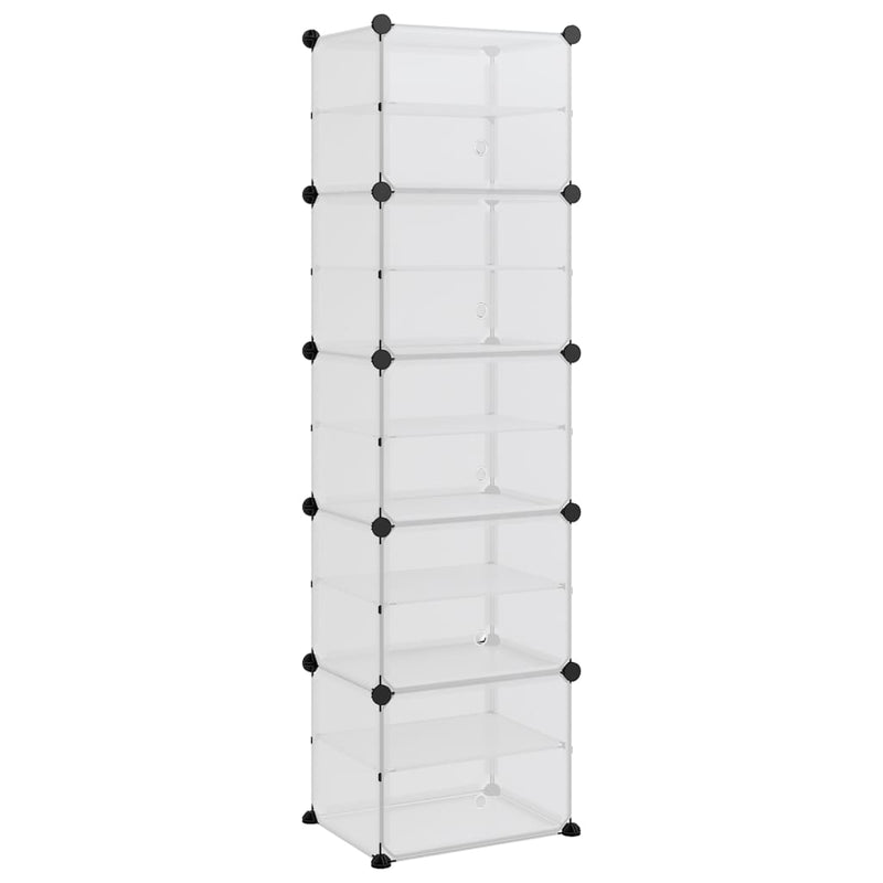 Schoenenrek 44X31,5X153,5 Cm Polypropeen Transparant