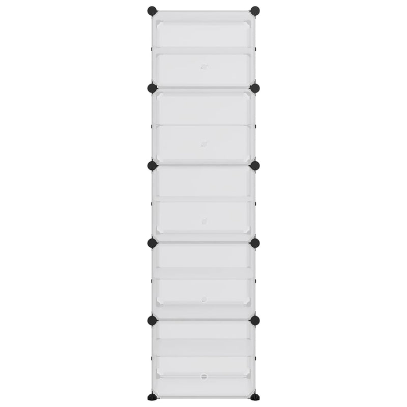 Schoenenrek 44X31,5X153,5 Cm Polypropeen Transparant