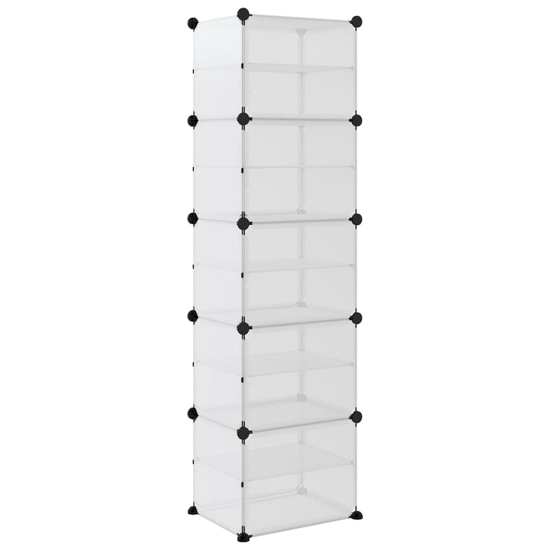 Schoenenrek 44X31,5X153,5 Cm Polypropeen Transparant