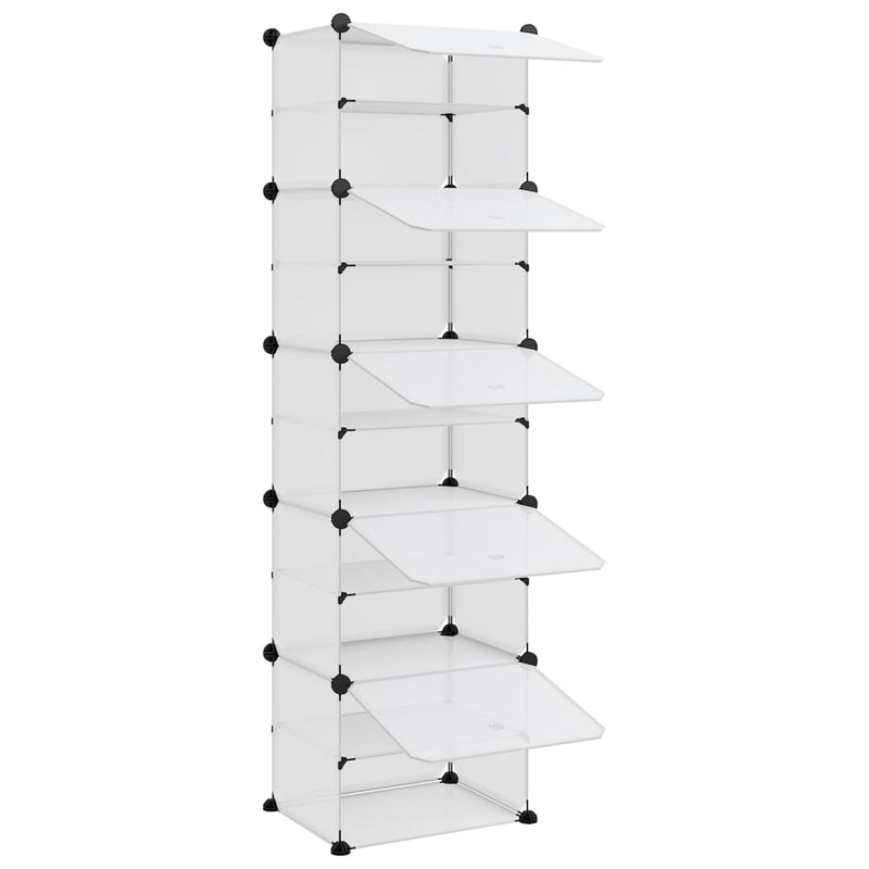 Schoenenrek 44X31,5X153,5 Cm Polypropeen Transparant