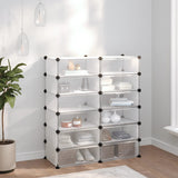 Schoenenrek 44X31,5X153,5 Cm Polypropeen Transparant