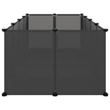Dierenhok Klein 144X74X46,5 Cm Polypropeen En Staal