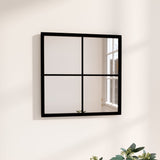 Wandspiegels 2 St 100X60 Cm Metaal Zwart