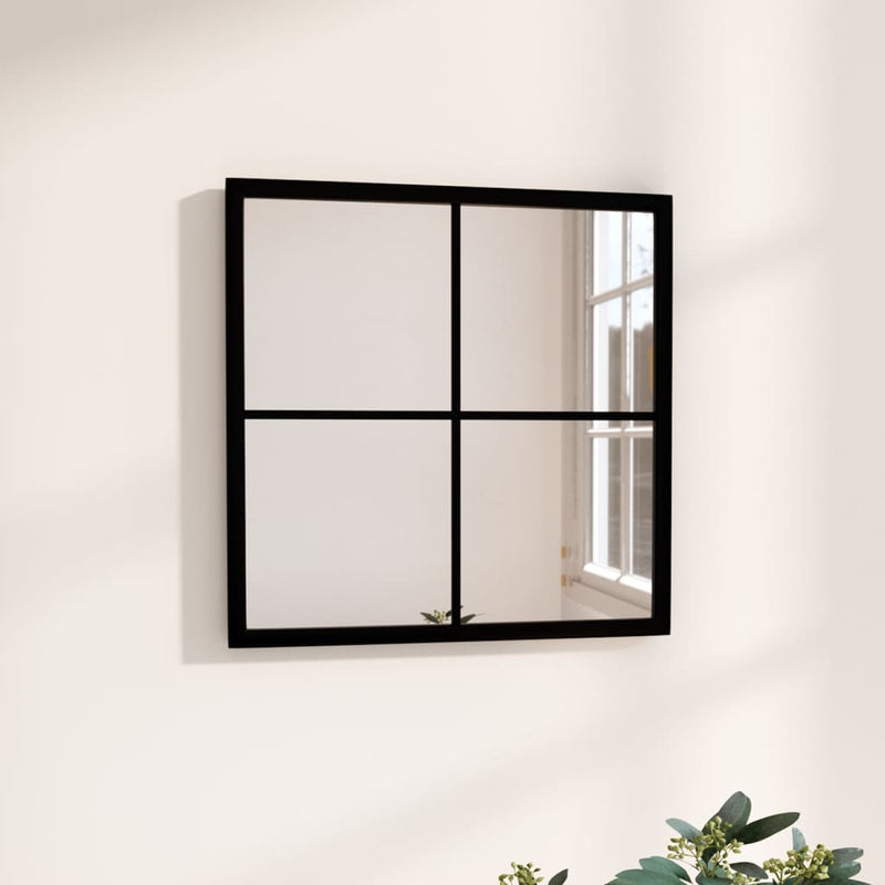 Wandspiegels 2 St 100X60 Cm Metaal Zwart