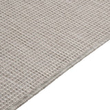 Buitenkleed Platgeweven 80X150 Cm Lichtgrijs