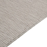 Buitenkleed Platgeweven 140X200 Cm Lichtgrijs