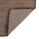 Buitenkleed Platgeweven 200X280 Cm Bruin Grijs Sonoma