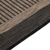 Buitenkleed Platgeweven 100X200 Cm Donkerbruin