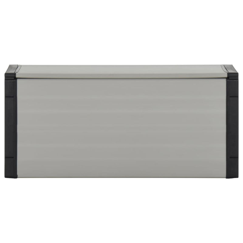 Tuinafvalbak 85X34X40 Cm Grijs Wit