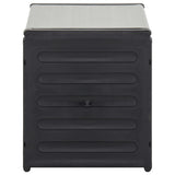 Tuinafvalbak 85X34X40 Cm Grijs Wit