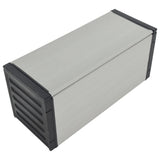 Tuinafvalbak 85X34X40 Cm Grijs Wit