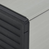 Tuinafvalbak 85X34X40 Cm Grijs Wit