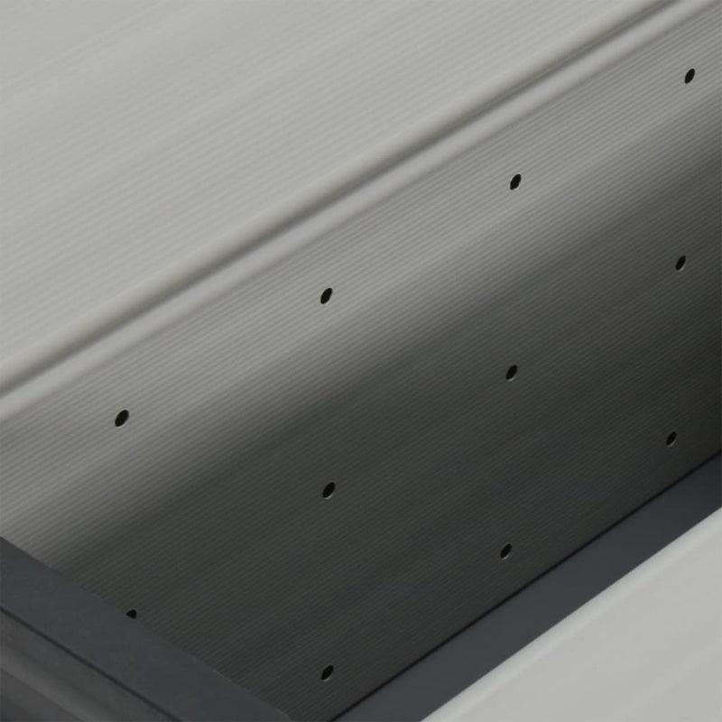 Tuinafvalbak 85X34X40 Cm Grijs Wit