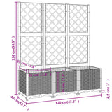 Plantenbak Met Trellis Pp