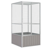 Vogelkooi 111X107X211,5 Cm Gegalvaniseerd Staal