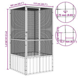 Vogelkooi 111X107X211,5 Cm Gegalvaniseerd Staal