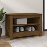 Schoenenbank 70X38X45,5 Cm Massief Grenenhout
