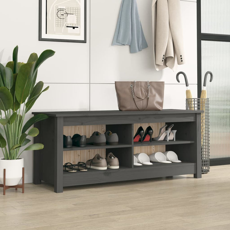 Schoenenbank 70X38X45,5 Cm Massief Grenenhout