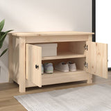 Schoenenkast 70X38X45,5 Cm Massief Grenenhout
