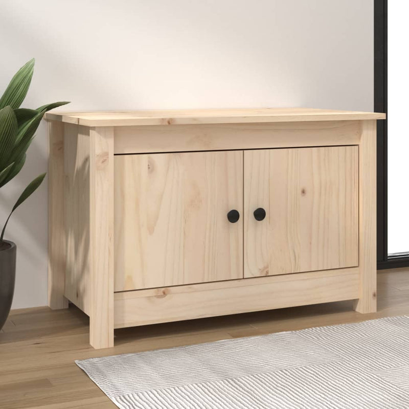 Schoenenkast 70X38X45,5 Cm Massief Grenenhout