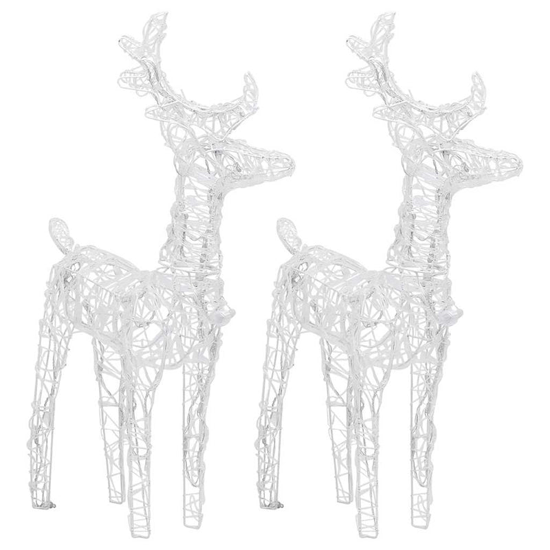 Kerstrendieren 80 Led's Acryl