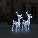 Kerstrendieren 80 Led's Acryl
