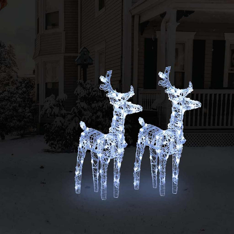 Kerstrendieren 80 Led's Acryl