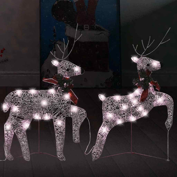 Kerstrendieren 40 Led's Kleurig