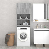 Wasmachinekast 64X25,5X190 Cm Bewerkt Hout