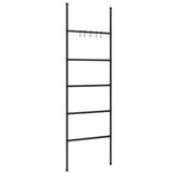 Handdoekenrek Ladder Met 5 Lagen 58X175 Cm Ijzer Zwart