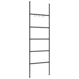 Handdoekenrek Ladder Met 5 Lagen 58X175 Cm Ijzer Zwart
