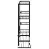 Bloemenstandaard Met Wielen 94,5X24,5X91,5 Cm Ijzer