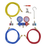 Vacuümpomp 50 L/Min Met 2-Voudige Manometerset