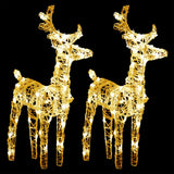 Kerstversiering Rendieren En Slee 240 Led's Acryl