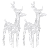 Kerstversiering Rendieren En Slee 240 Led's Acryl