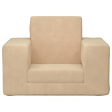 Kinderslaapbank Zacht Pluche Kleurig