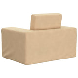 Kinderslaapbank Zacht Pluche Kleurig